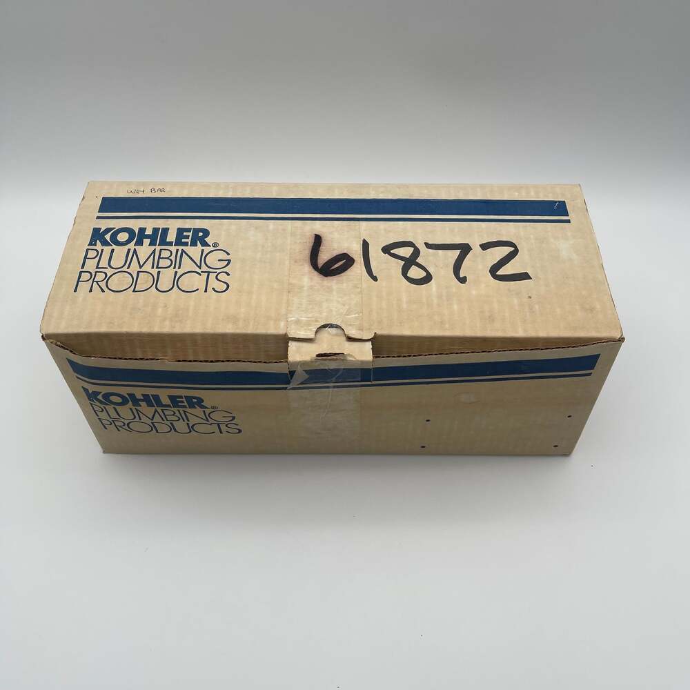 Vintage Kohler Chrome Gooseneck Wet Bar Faucet with Crystal‎ Handles (NOS)